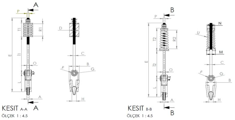 Halat Şişesi 6.5 mm Oynar Başlı